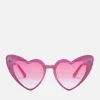 Sunglasses*Jeepers Peepers Heart Frame Acetate Sunglasses