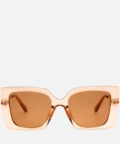 Sunglasses*Jeepers Peepers Oversized Square-Frame Acetate Sunglasses