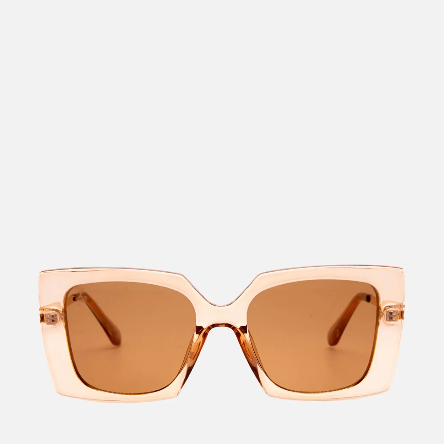 Sunglasses*Jeepers Peepers Oversized Square-Frame Acetate Sunglasses