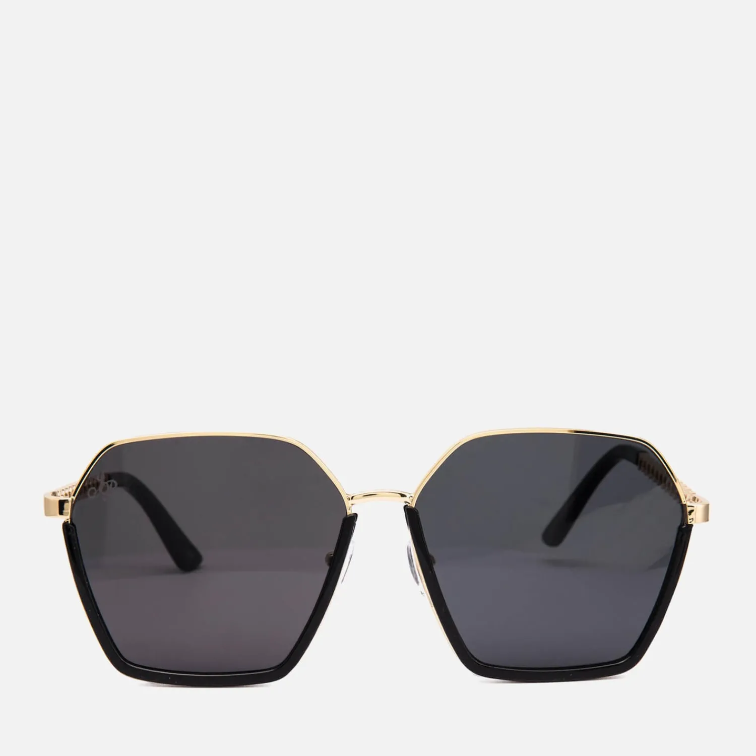 Sunglasses*Jeepers Peepers Oversized Hexagon-Frame Acetate Sunglasses