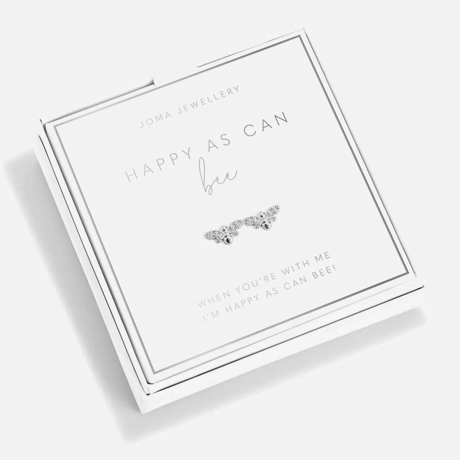 Earrings*Joma Jewellery Happy As Can Bee Silver-Plated Earrings
