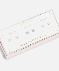 Earrings*Joma Jewellery Marvellous Mum Silver-Plated Earrings Set