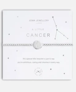 Bracelets & Bangles*Joma Jewellery Women's A Little Cancer Silver Bracelet Stretch - Silver