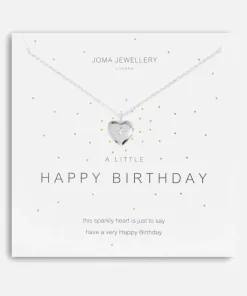 Necklaces*Joma Jewellery Women's A Little Happy Birthday Necklace - Silver