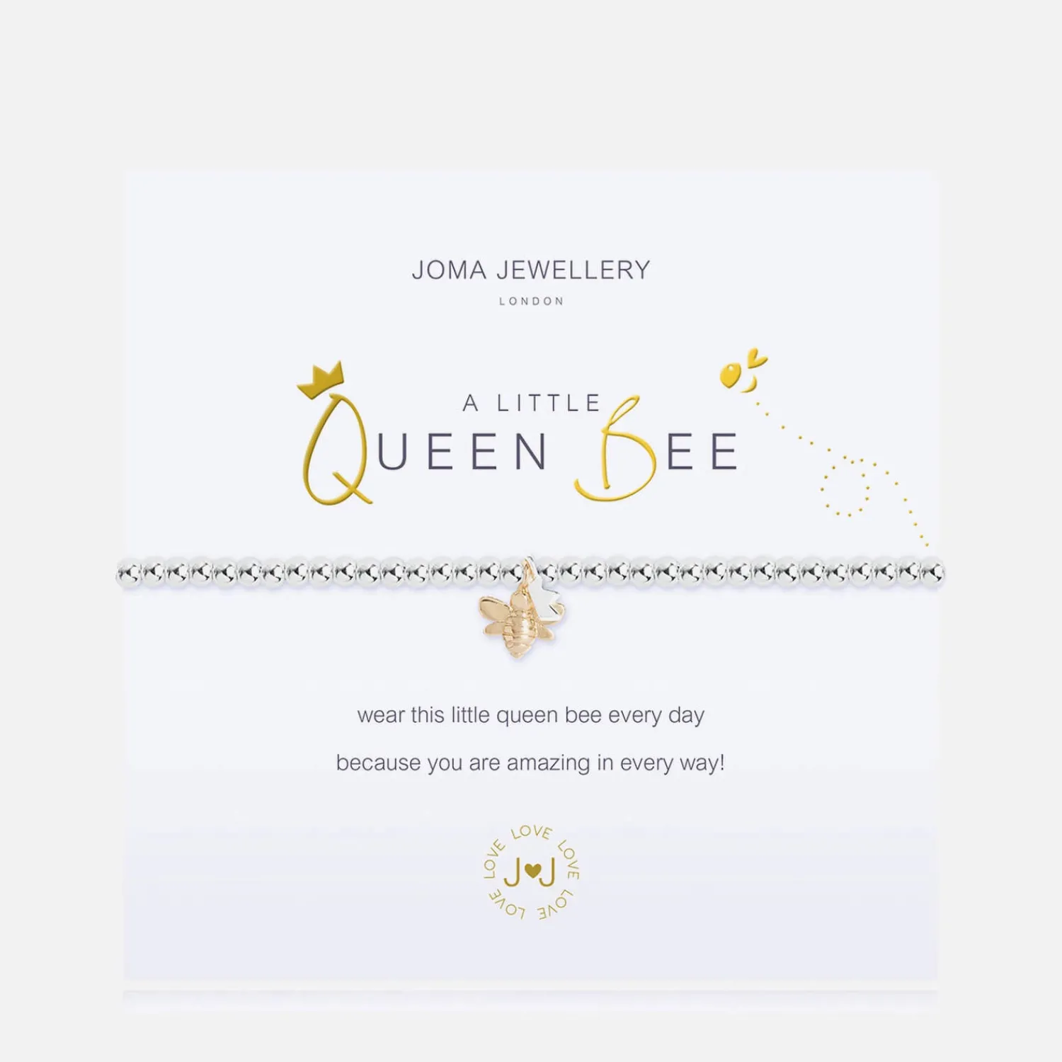 Bracelets & Bangles*Joma Jewellery Women's A Little Queen Bee Bracelet - Silver/Gold