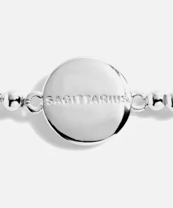 Bracelets & Bangles*Joma Jewellery Women's A Little Sagittarius Silver Bracelet Stretch - Silver