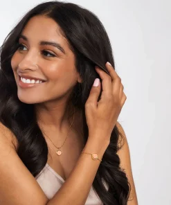 Necklaces*Joma Jewellery Women's Positivity Pendants Live Love Sparkle Necklace - Gold