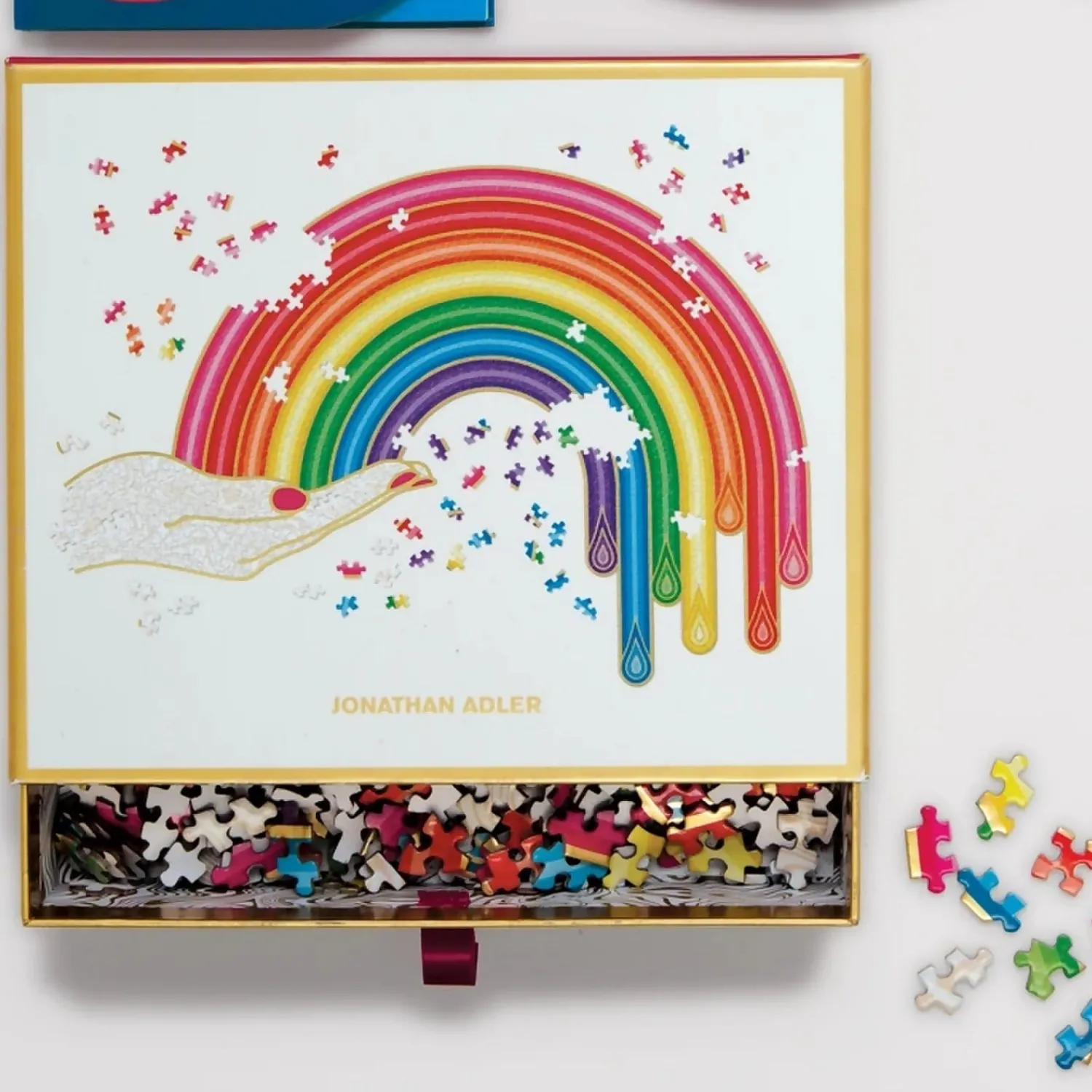 Home Accessories*Jonathan Adler : Rainbow Hand 750 Piece Jigsaw Puzzle