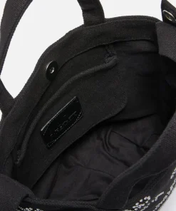 Cosmetic Bags*Karl Lagerfeld Crystal-Embellished Canvas Small Shopper Bag