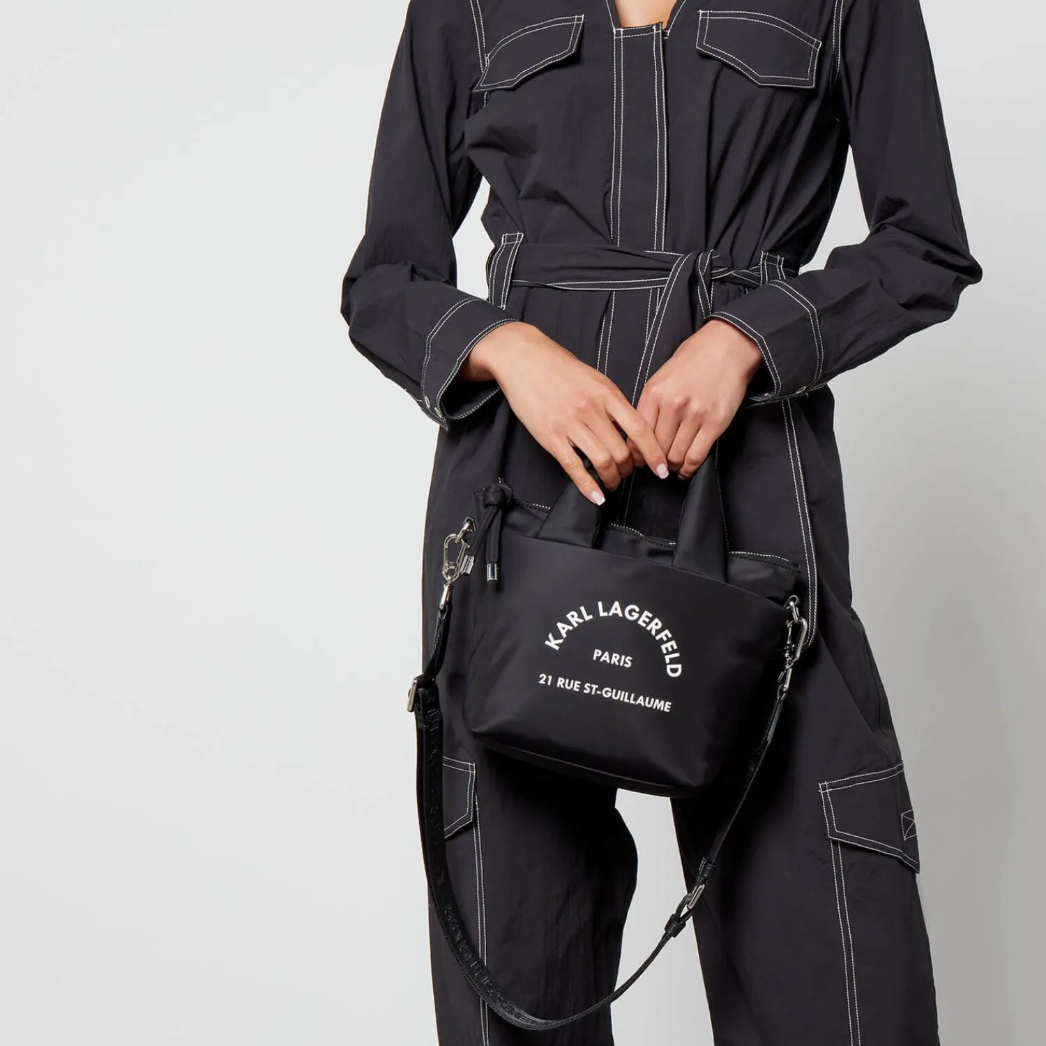 Tote Bags*Karl Lagerfeld Interstellar Roller Derby Nylon Small Tote Bag