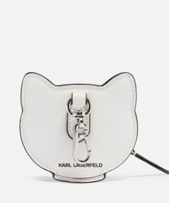 Purses And Cardholders*KARL LAGERFELD K/Choupette Leather Coin Purse
