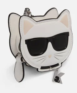 Purses And Cardholders*KARL LAGERFELD K/Choupette Leather Coin Purse