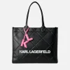 Tote Bags*Karl Lagerfeld Shooting Stars K/Skuare Faux Leather Tote Bag
