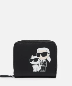 Purses And Cardholders*Karl Lagerfeld Shooting Stars K/Ikonik 2.0 Leather Wallet