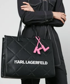 Tote Bags*Karl Lagerfeld Shooting Stars K/Skuare Faux Leather Tote Bag