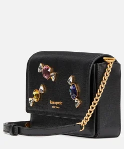 Purses And Cardholders*Kate Spade New York Bonbon Stone Embellished Saffiano Leather Wallet