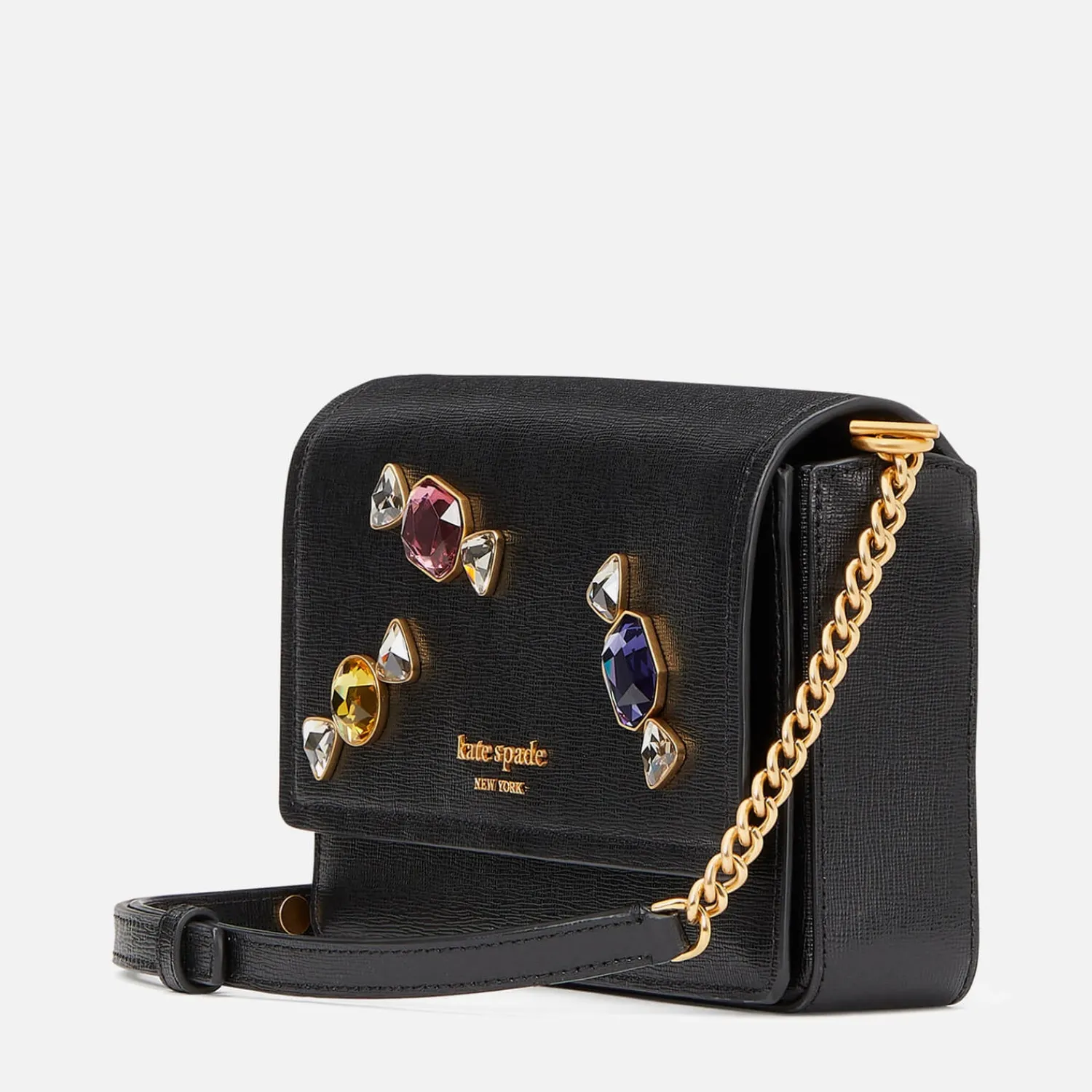 Purses And Cardholders*Kate Spade New York Bonbon Stone Embellished Saffiano Leather Wallet