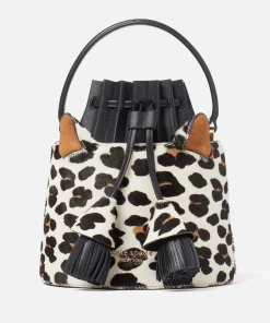 Bucket Bags*Kate Spade New York Buttercup Small Leopard Haircalf Bucket Bag