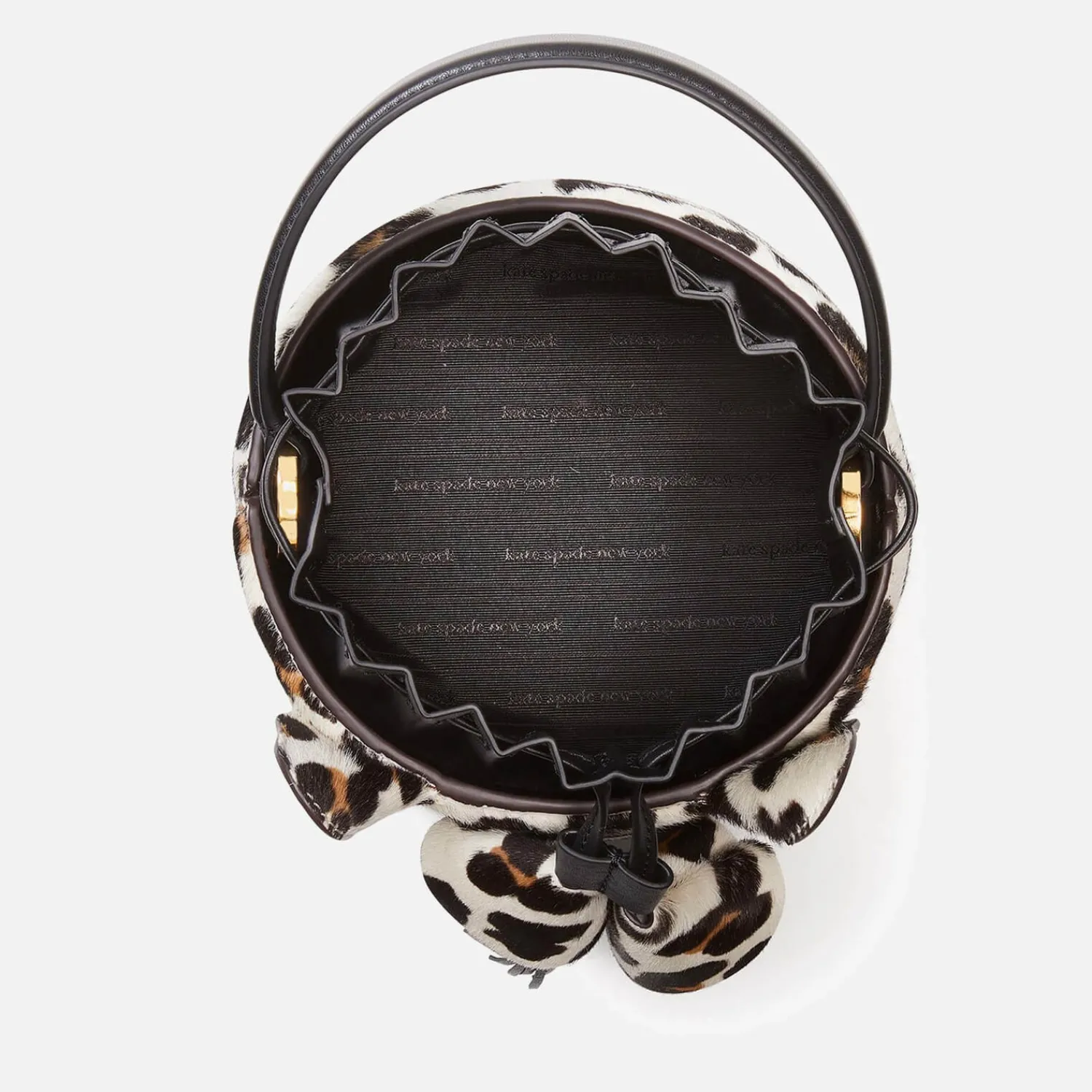 Bucket Bags*Kate Spade New York Buttercup Small Leopard Haircalf Bucket Bag