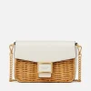 Crossbody Bags*Kate Spade New York Katy Leather And Wicker Cross-Body Bag