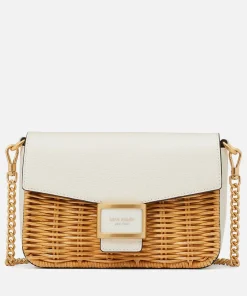 Crossbody Bags*Kate Spade New York Katy Leather And Wicker Cross-Body Bag