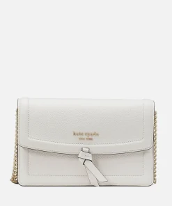 Crossbody Bags*Kate Spade New York Knott Pebbled Leather Flap Crossbody Bag