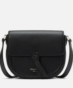 Shoulder Bags*Kate Spade New York Knott Leather Saddle Bag