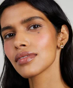 Jewellery Sets*Kate Spade New York Lock And Spade Gold-Tone And Cubic Zirconia Pave Studs