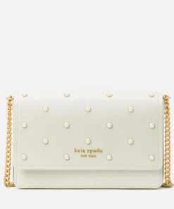 Purses And Cardholders*Kate Spade New York Morgan Pearl Leather Flap Chain Wallet