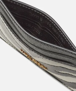 Purses And Cardholders*Kate Spade New York Morgan Zebra Leather Card Holder