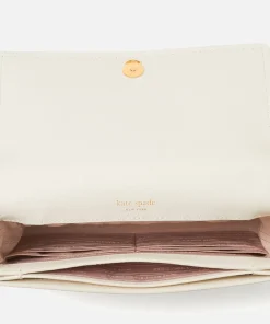 Purses And Cardholders*Kate Spade New York Morgan Pearl Leather Flap Chain Wallet