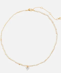 Necklaces*Kate Spade New York Pearl Strand Heart Pendant
