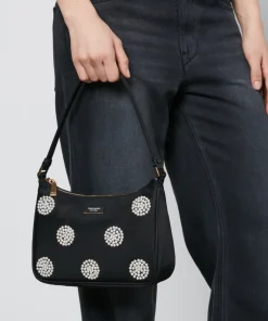 Shoulder Bags*Kate Spade New York Sam Pearl Embellished Small Nylon Shoulder Bag
