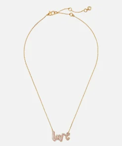 Necklaces*Kate Spade New York Say Yes Love Rose Gold-Tone Necklace
