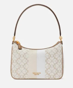 Shoulder Bags*Kate Spade New York Small Sam Leather-Trimmed Jacquard Bag