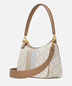 Shoulder Bags*Kate Spade New York Small Sam Leather-Trimmed Jacquard Bag