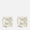 Earrings*Kate Spade New York Women's Small Square Studs - Clear