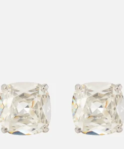 Earrings*Kate Spade New York Women's Small Square Studs - Clear