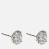 Earrings*Kate Spade New York Women's Round Earrings - Clear/Silver
