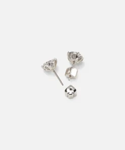 Earrings*Kate Spade New York Women's Round Earrings - Clear/Silver