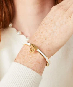 Bracelets & Bangles*Kate Spade New York Women's Charm Bangle - White