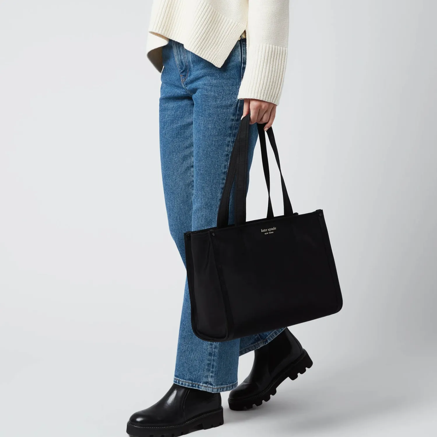 Tote Bags*Kate Spade New York Women's Sam Nylon Tote Bag - Black