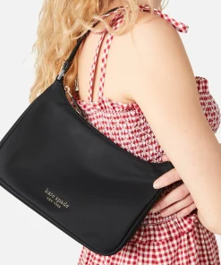 Shoulder Bags*Kate Spade New York Women's Sam Nylon Shoulder Bag - Black