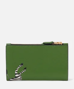 Purses And Cardholders*Kate Spade New York Zebra Print Saffiano Leather Bifold Wallet