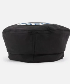 Hats Scarves & Gloves*KENZO Logo Applique Cotton-Canvas Beret
