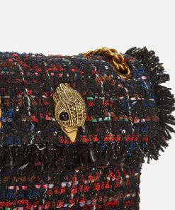 Shoulder Bags*Kurt Geiger London Women's Tweed Mini Kensington X Bag - Red Comb