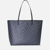 Tote Bags*Lauren Ralph Lauren Collins Monogram Leather Tote Bag