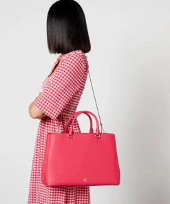 Satchels*Lauren Ralph Lauren Hanna 37 Large Leather Satchel Bag