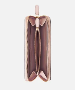 Purses And Cardholders*Lauren Ralph Lauren Leather Large Zip Continental Wallet