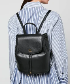 Backpacks*Lauren Ralph Lauren Medium Winny 25 Leather Backpack